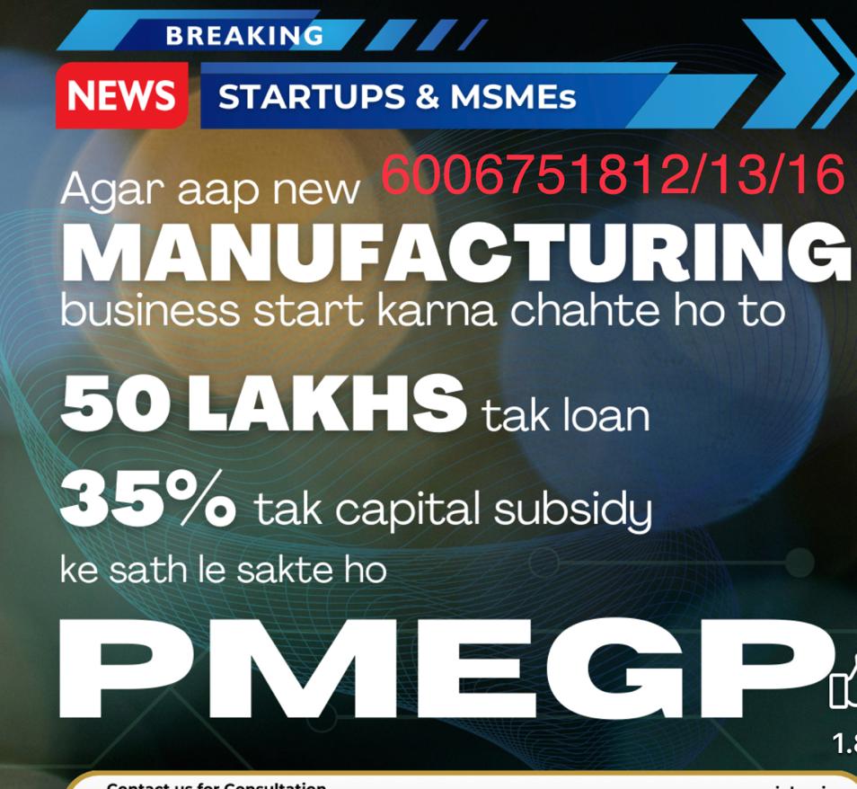 PMEGP LOAN AND SUBSIDY